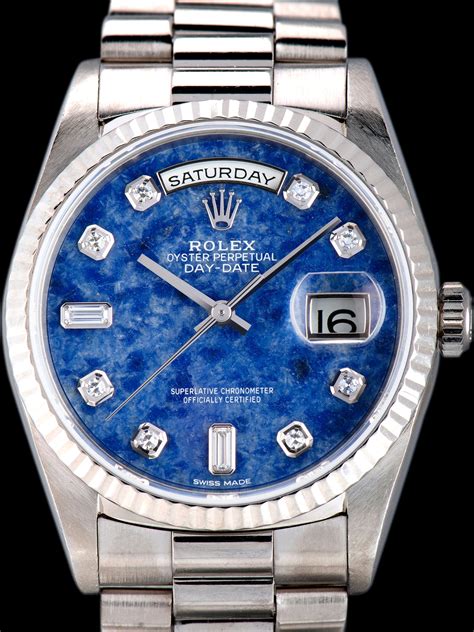 rolex with day date 18k|rolex day date chart.